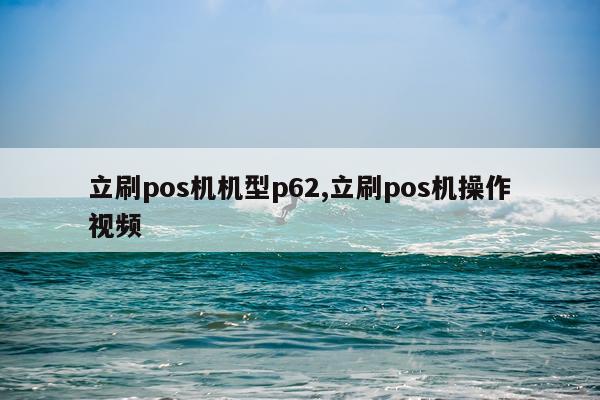 立刷pos机机型p62,立刷pos机操作视频