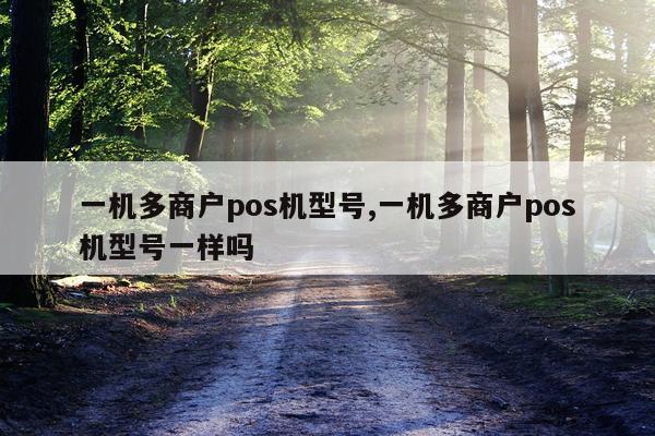 一机多商户pos机型号,一机多商户pos机型号一样吗