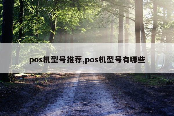 pos机型号推荐,pos机型号有哪些