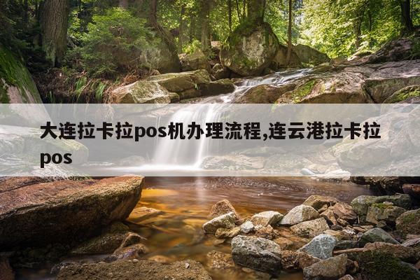 大连拉卡拉pos机办理流程,连云港拉卡拉pos