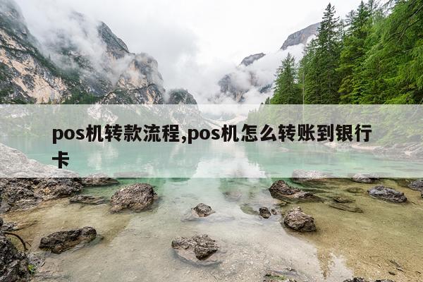 pos机转款流程,pos机怎么转账到银行卡