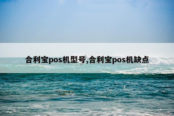 合利宝pos机型号,合利宝pos机缺点