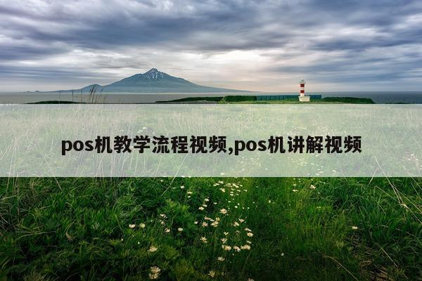 pos机教学流程视频,pos机讲解视频