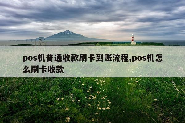 pos机普通收款刷卡到账流程,pos机怎么刷卡收款