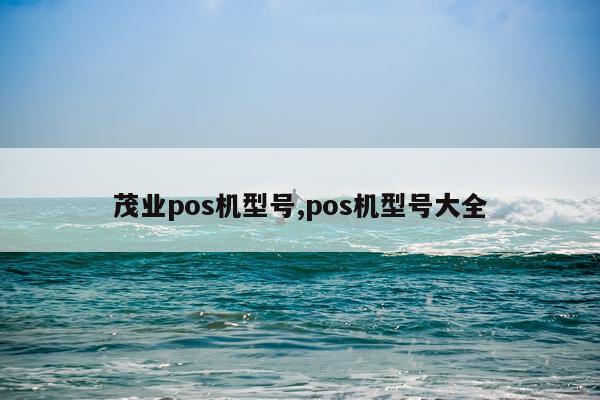 茂业pos机型号,pos机型号大全