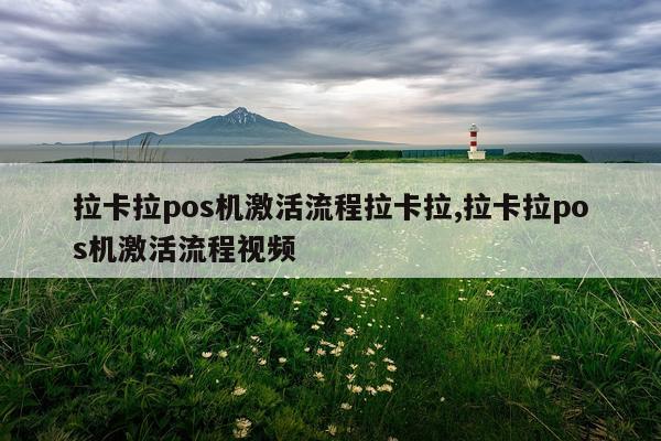 拉卡拉pos机激活流程拉卡拉,拉卡拉pos机激活流程视频