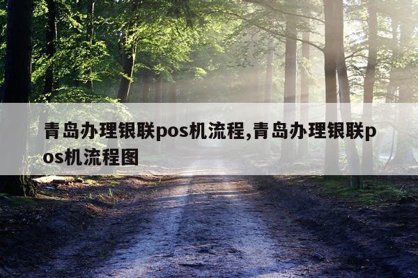 青岛办理银联pos机流程,青岛办理银联pos机流程图