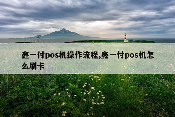 鑫一付pos机操作流程,鑫一付pos机怎么刷卡