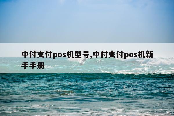中付支付pos机型号,中付支付pos机新手手册