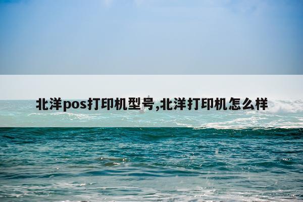 北洋pos打印机型号,北洋打印机怎么样