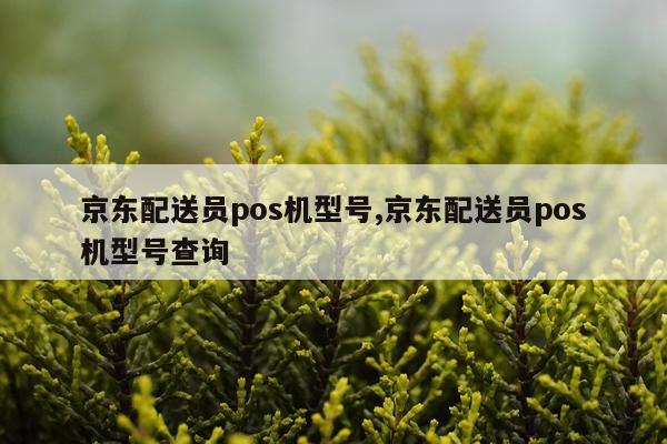 京东配送员pos机型号,京东配送员pos机型号查询
