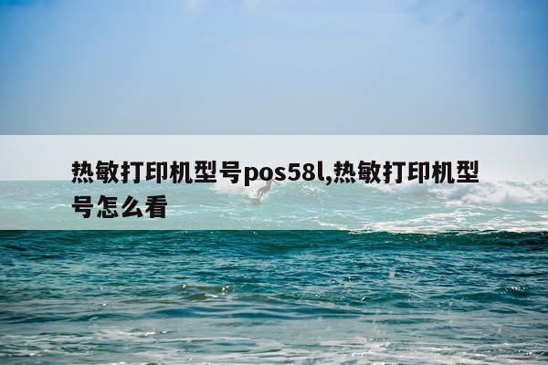 热敏打印机型号pos58l,热敏打印机型号怎么看