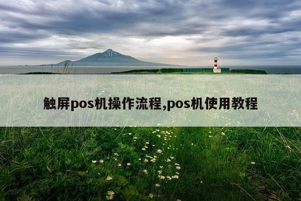 触屏pos机操作流程,pos机使用教程